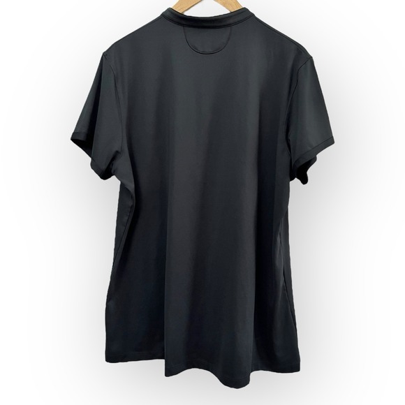 UNDER ARMOUR‎ Women's L XL Black UA Team Tech 1/4 Button Shirt Training **read** - Picture 3 of 4